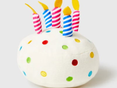 Jax & Bones Birthday Cake 6" Plush Dog Toy