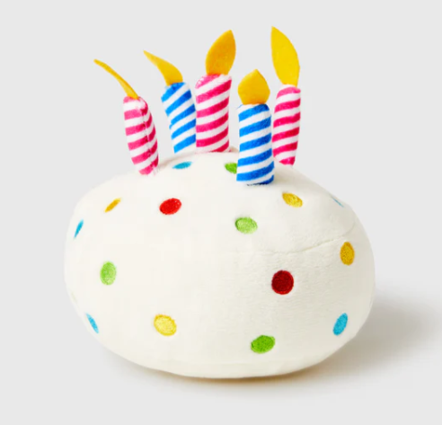 Jax & Bones Birthday Cake 6" Plush Dog Toy